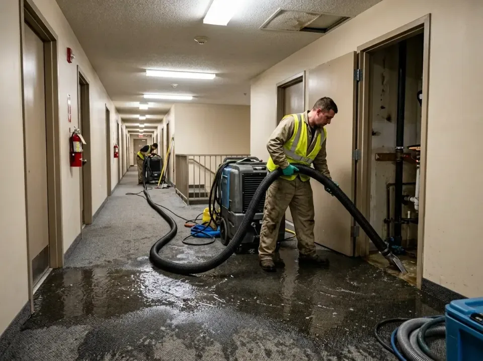 multi-unit-apartment-hallway-f-005 — frequently asked questions, Emergency Burst Pipe Water Extraction & Removal in Shanor-N…